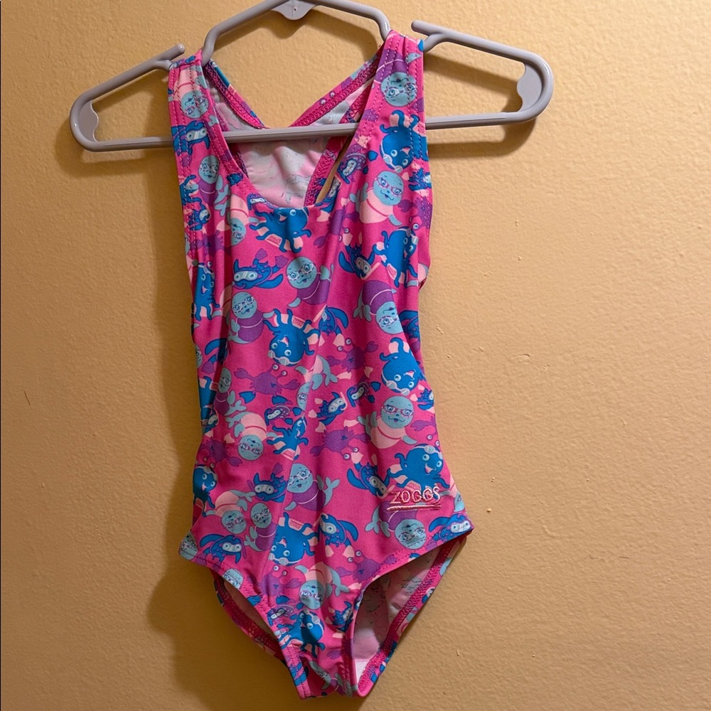 Zoggs Girls Pink Octopus Swim Bottoms - Picture 1 of 5